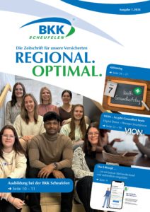 Titelbild Mitgliederzeitschrift Regional Optimal Ausgabe 1 2024 mit Hinweis viel Spaß beim lesen