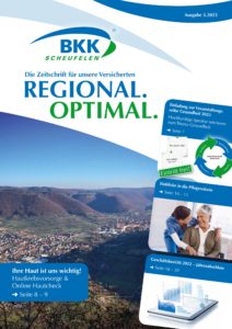 Titelbild Mitgliederzeitschrift Regional Optimal Ausgabe 3 2023 mit Hinweis Ihre Haut ist uns wichtig.