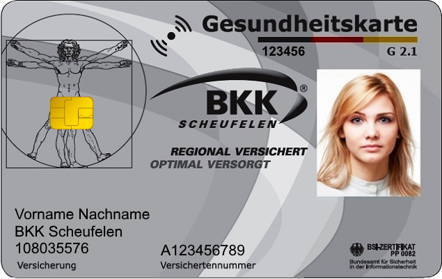 Ein Bild von der unserer Gesundheitskarte