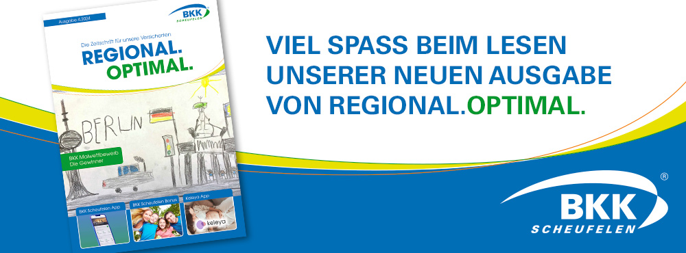 Titelbild Mitgliederzeitschrift Regional Optimal Ausgabe 4 2024 mit Hinweis viel Spaß beim lesen