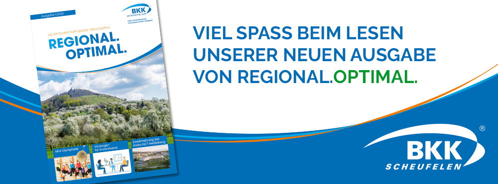 Titelbild Mitgliederzeitschrift Regional Optimal Ausgabe 1 2026 mit Hinweis viel Spaß beim lesen