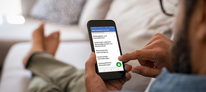 Bild: Login App BKK Scheufelen